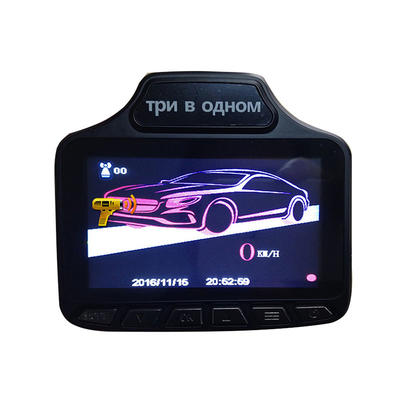 S8 Model 3-in-1 Car DVR with radar detector + GPS,best dual dash cam